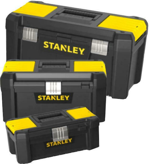Stanley Essential Εργαλειοθήκη Χειρός Πλαστική με Ταμπακιέρα Π32xB19xΥ13cm