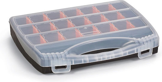 Terry Poly 38 Tool Compartment Organiser Adjustable Black 30x38x6cm
