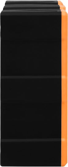 vidaXL Plastic Tool Box Drawer with 8 Drawers 52W x 16L x 37H cm