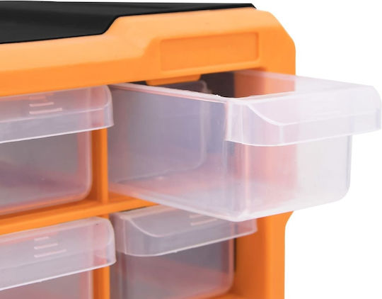 vidaXL Συρταριέρα Εργαλείων Plastic 39 Slot W38xD16xH47cm