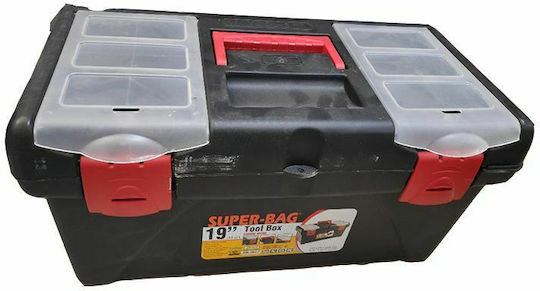 Asrin Hand Tool Case Plastic with Tobacco Case Dimensions: W47.8xD25.7xH23.3cm