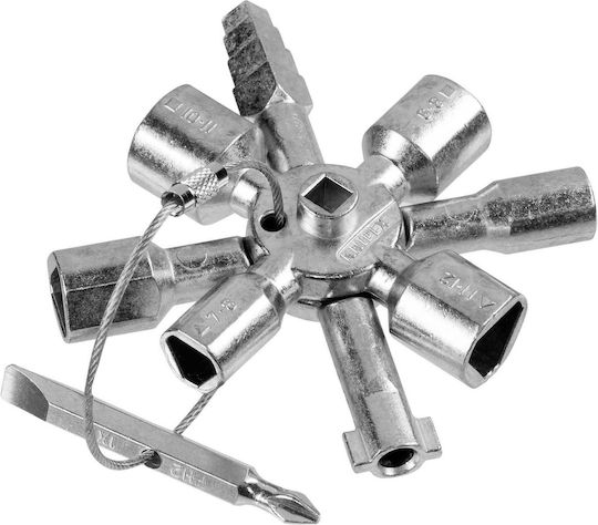 Knipex Set Multi-Key Twinkey für alle Schränke von zentralen Anlagen 1Stück
