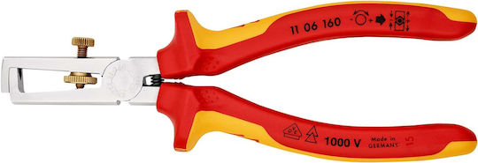 Knipex Adjustable Cable Stripper with 160mm Length & Fixing Criterion 1000V