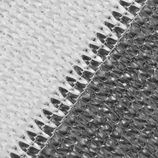 vidaXL Rectangular Shade Divider Multicolour in Roll With Hoop & with PU Coating 0.75x6m