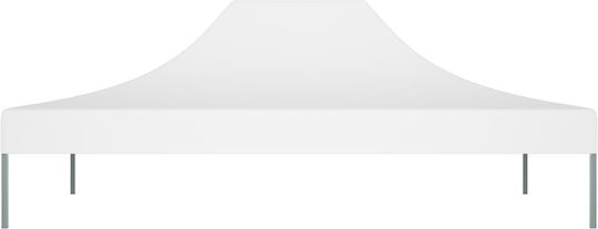 vidaXL Cover for Kiosk White with PVC Coating 3x4m 270gr/m²