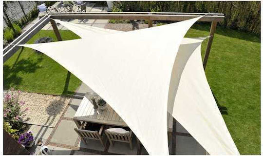 Nesling Τρίγωνο Πανί Σκίασης Εκρού 5m 285gr/m²