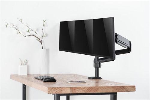 Deltaco Computer Monitor Ständer für 3 Bildschirme bis 27" mit Arm Schwarz (ARM-0352)