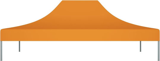 vidaXL Κάλυμμα για Κιόσκι 270gr/m² Πορτοκαλί με Επίστρωση PVC 3x4m