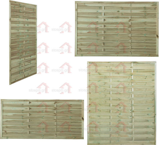 Showood Wooden Fence Panel in Beige Color 1.2x1.8m