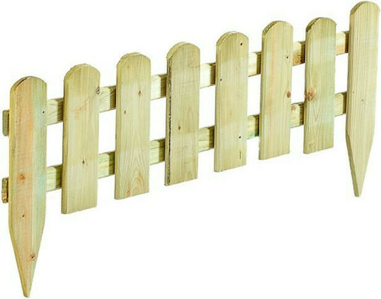 Showood Ξύλινη Μπορντούρα Κήπου σε Μπεζ Χρώμα 30cm x 1.07m