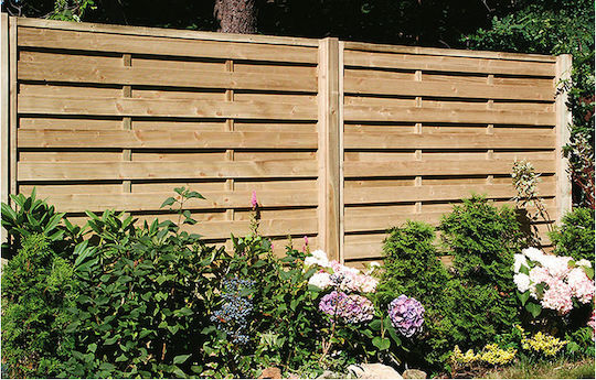 Showood Ξύλινο Πάνελ Περίφραξης σε Μπεζ Χρώμα 1.8m x 90cm