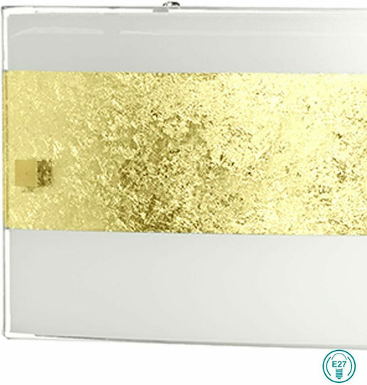 Ondaluce Deckenleuchte 50cm Gold mit Fassung E27