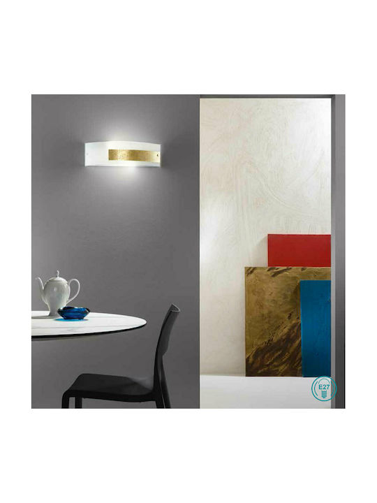 Ondaluce Ceiling Mount Light 50cm Gold with Socket E27