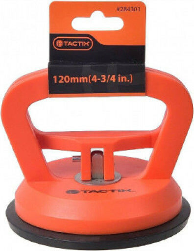 Tactix Plastic Single Work Suction Cup 120mm with Max Lifting Weight 40kg