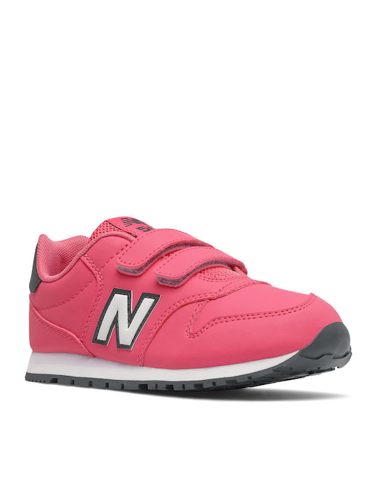 500 Kids Sneakers with Scratch Fuchsia