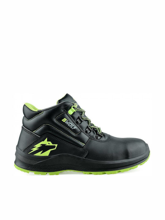 Palltex Spyke Waterproof Boots Safety Black S3 with Certification P, HI,SRC