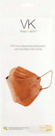Respilon VK RespiRaptor Μάσκα Προστασίας FFP2 Small Tan 2τμχ