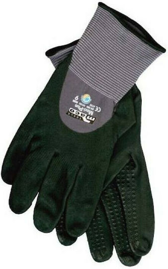 Maco Waterproof Gloves for Work Black Nitrile 1pcs