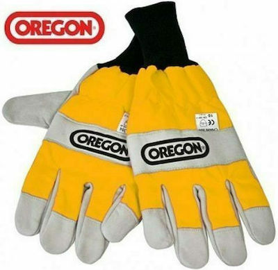 Oregon Γάντια Εργασίας Δερμάτινα Προστασίας από Αλυσοπρίονο