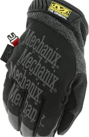Mechanix Wear ColdWork Original Waterproof Gloves for Work Black Synthetic Leather 1pcs