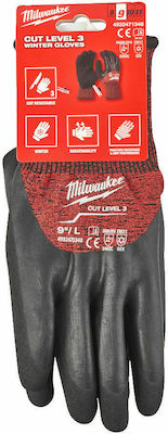 Milwaukee Gloves for Work Black Nitrile for Cutting Protection Level 3