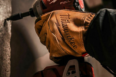 Milwaukee Gloves for Work Brown Leather for Cutting Protection Level 1