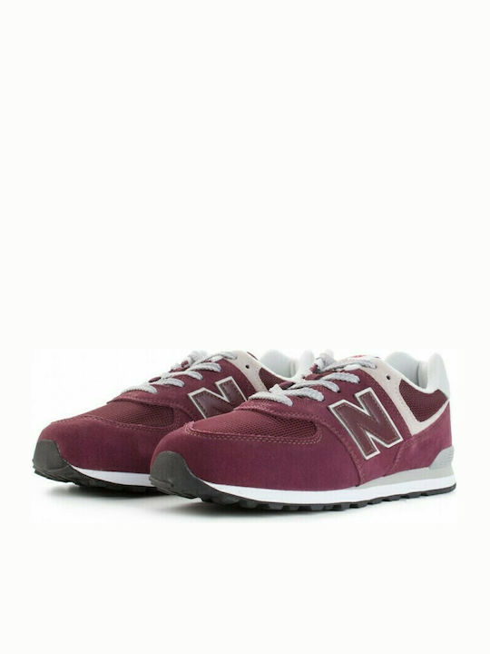 574 Classic Kids Sneakers Burgundy