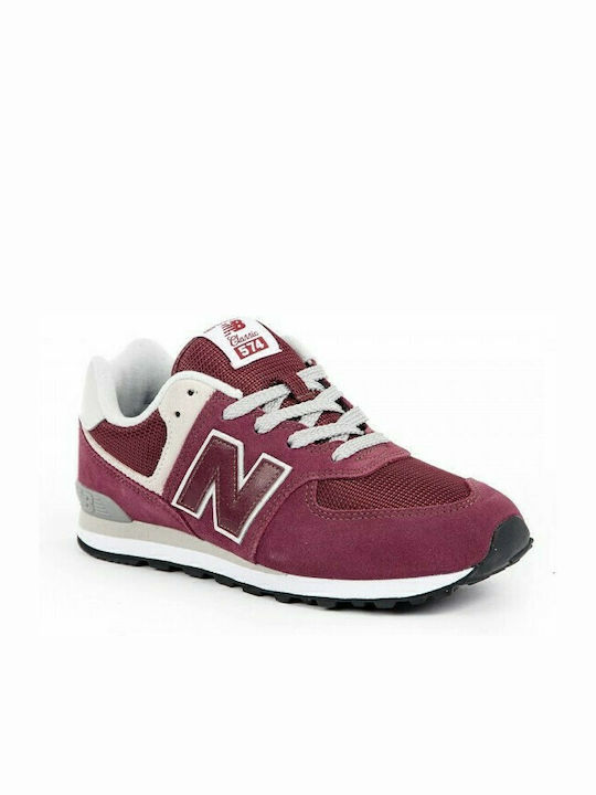 574 Classic Kids Sneakers Burgundy