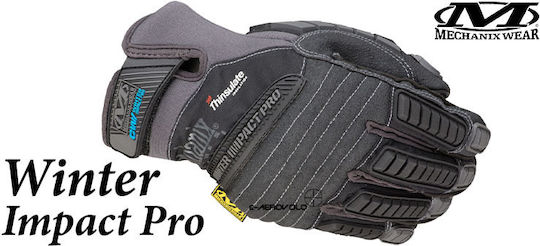 Mechanix Wear Winter Impact Pro Waterproof Перчатки за работа Work Gloves Сив Полиестер 1бр