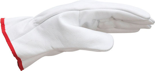 Wurth Classic Gloves for Work Driver White Leather 1pcs