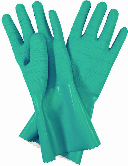 Gardena Waterproof Gloves for Work Blue Latex/Cotton Waterproof 1pcs