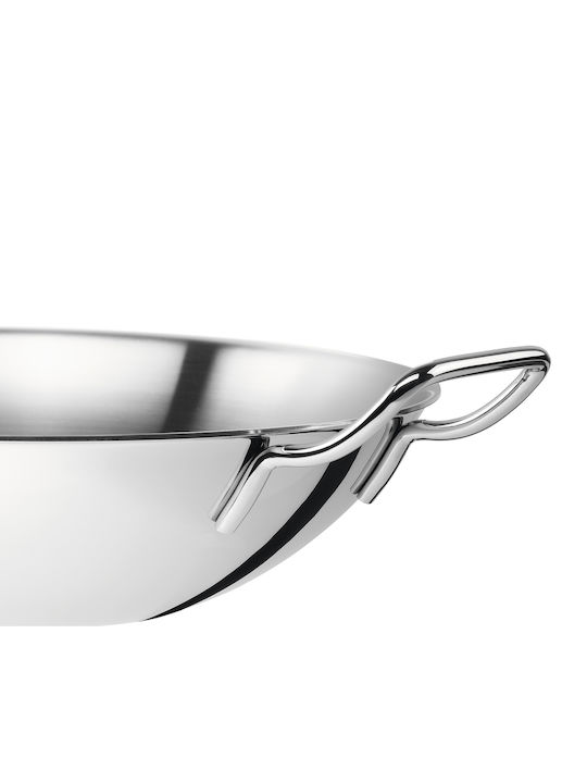 Zwilling J.A. Henckels Plus Wok Mit Deckel aus Edelstahl 32cm