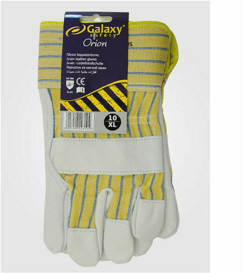 Galaxy Orion Gloves for Work Leather-Cotton 1pcs