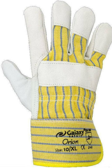 Galaxy Orion Gloves for Work Leather-Cotton 1pcs