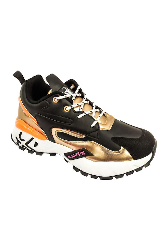 Παιδικά Sneakers Ανατομικά Μαύρα