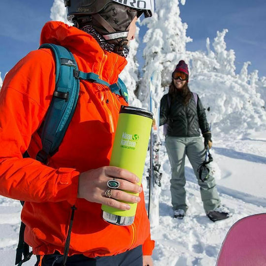 Klean Kanteen TKWide Ποτήρι Θερμός Ανοξείδωτο BPA Free 592ml Μαύρο