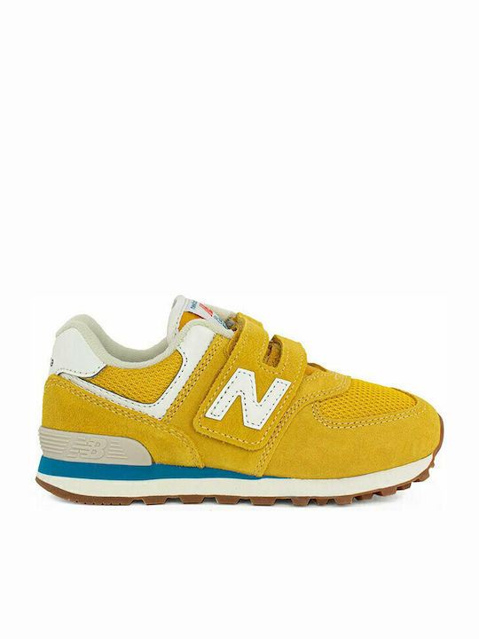 574 Classic 574 Kids Sneakers with Scratch Yellow