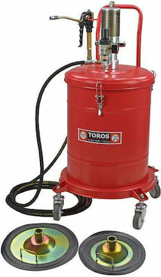 Toros TC241H Γρασαδόρος Αέρος Τροχήλατος 40lt με Εύκαμπτο Λάστιχο Μήκους 5m