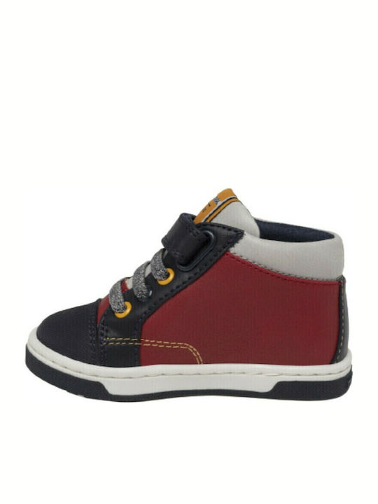 Παιδικά Sneakers High με Σκρατς Πολύχρωμα