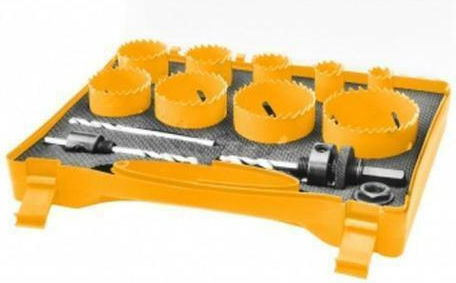 Ingco Hole Saw Kit for Wood, Metal and Plastic 1300gr