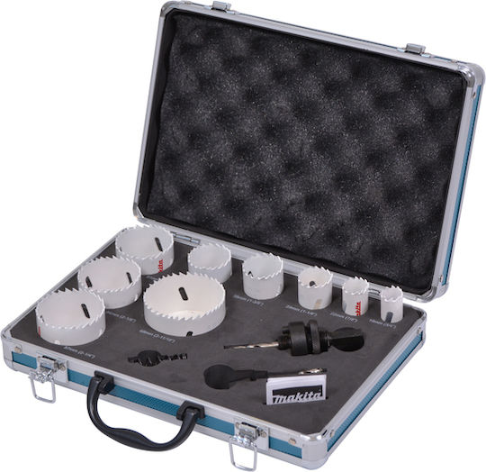 Makita Set Lochsägen mit Durchmesser von 19mm bis 68mm für Holz