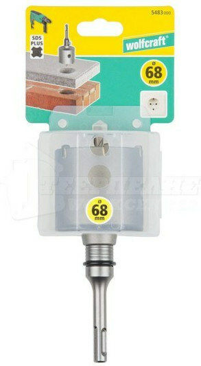 Wolfcraft Broach Cutter SDS Plus M-16 for Firebrick and Tile 1000gr