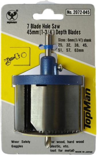 TopMan Hole Saw Kit for Wood and Plastic