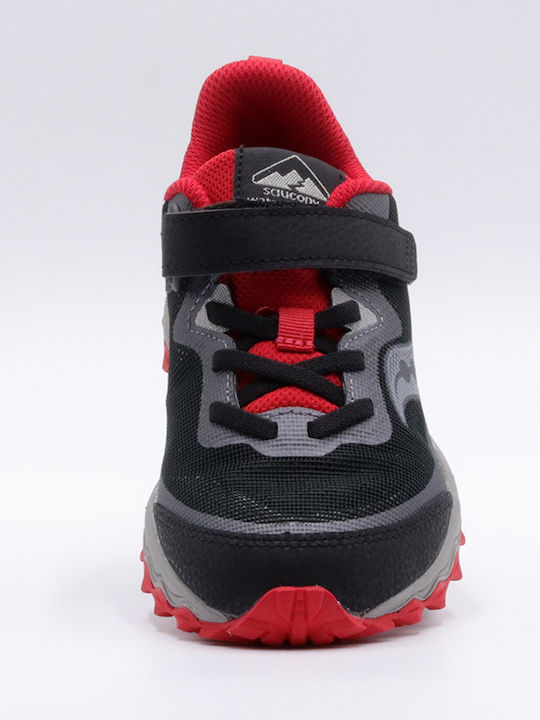 Kids Waterproof Leather Hiking Shoes Peregrine Shield Black SK265108