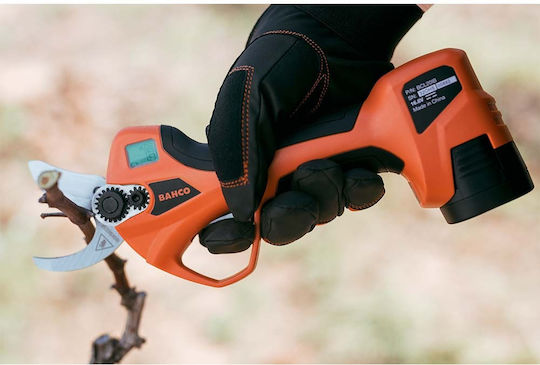 Bahco Pruning Shears Battery Brushless 14.4V 2x2.5Ah with Maximum Cutting Diameter 32mm