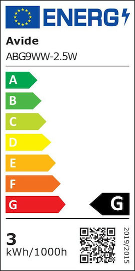 Avide ABG9WW-2.5W LED Bulb 2.5W for Socket G9 Warm White 180lm