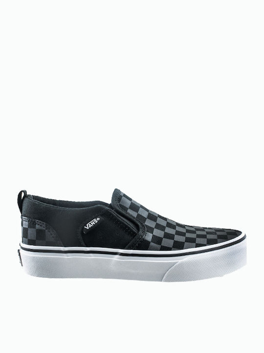 Asher Kids Sneakers Slip-on Black