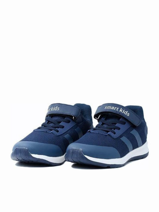 26-050 Kinder Sneakers mit Klettverschluss Marineblau