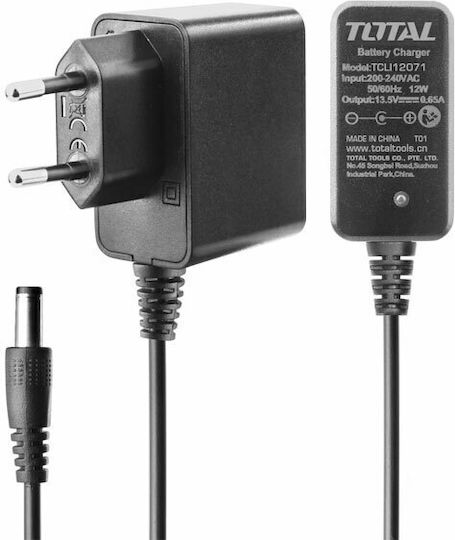Total Φορτιστής Μπαταριών Εργαλείου 12V Λιθίου