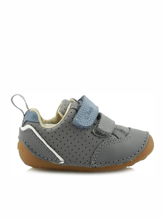 Kids Sneakers Tiny Dusk Anatomic with Scratch Gray